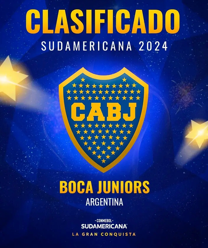 Boca Jrs en Sudamericana 2024.